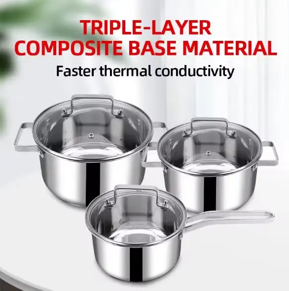 Cookware in use